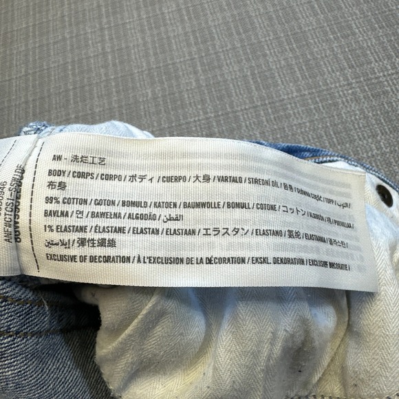 Abercrombie Fitch 90s Straight Ultra High Rise Curve Love Jeans 31 Short - Picture 8 of 12